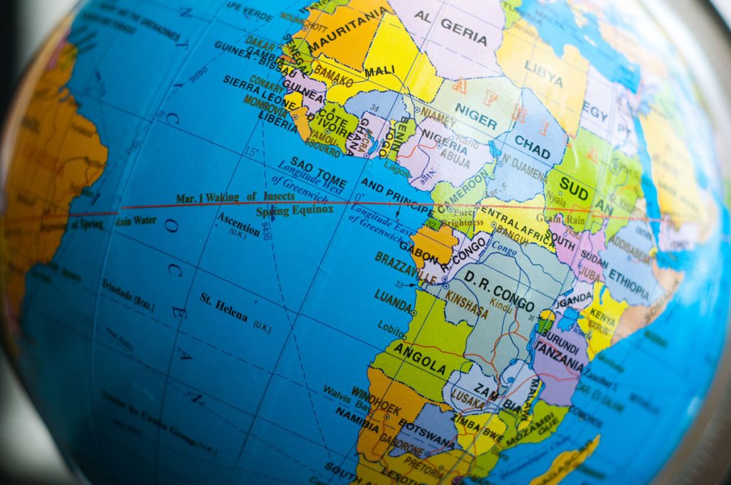 Conseil en zone CIMA carte d'Afrique